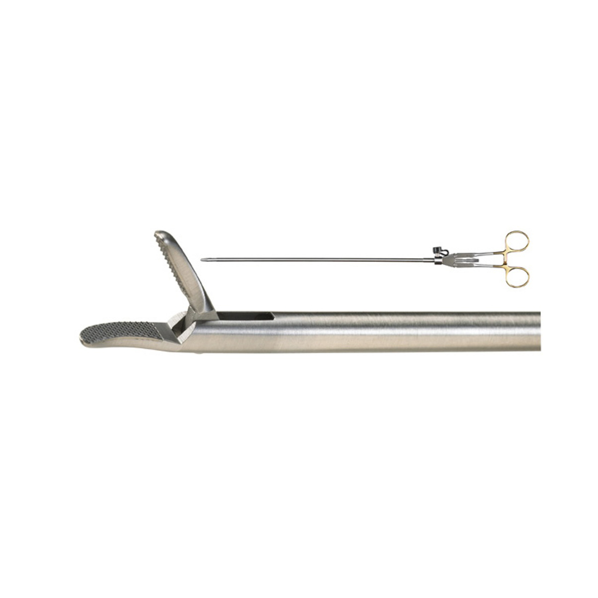 Laparoscopic In-Line Tungsten Carbide Needle Holder