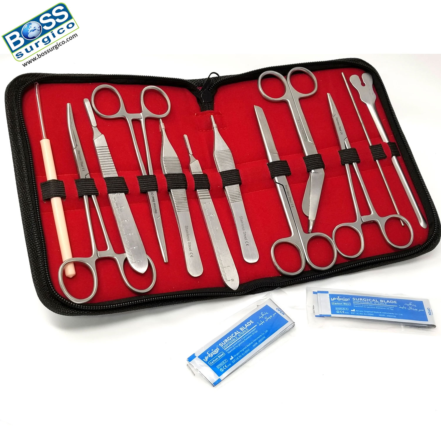 18 Pcs Practice Dissecting Tools Kit Professional Lab Anatomy Dissecting Set for Science Students